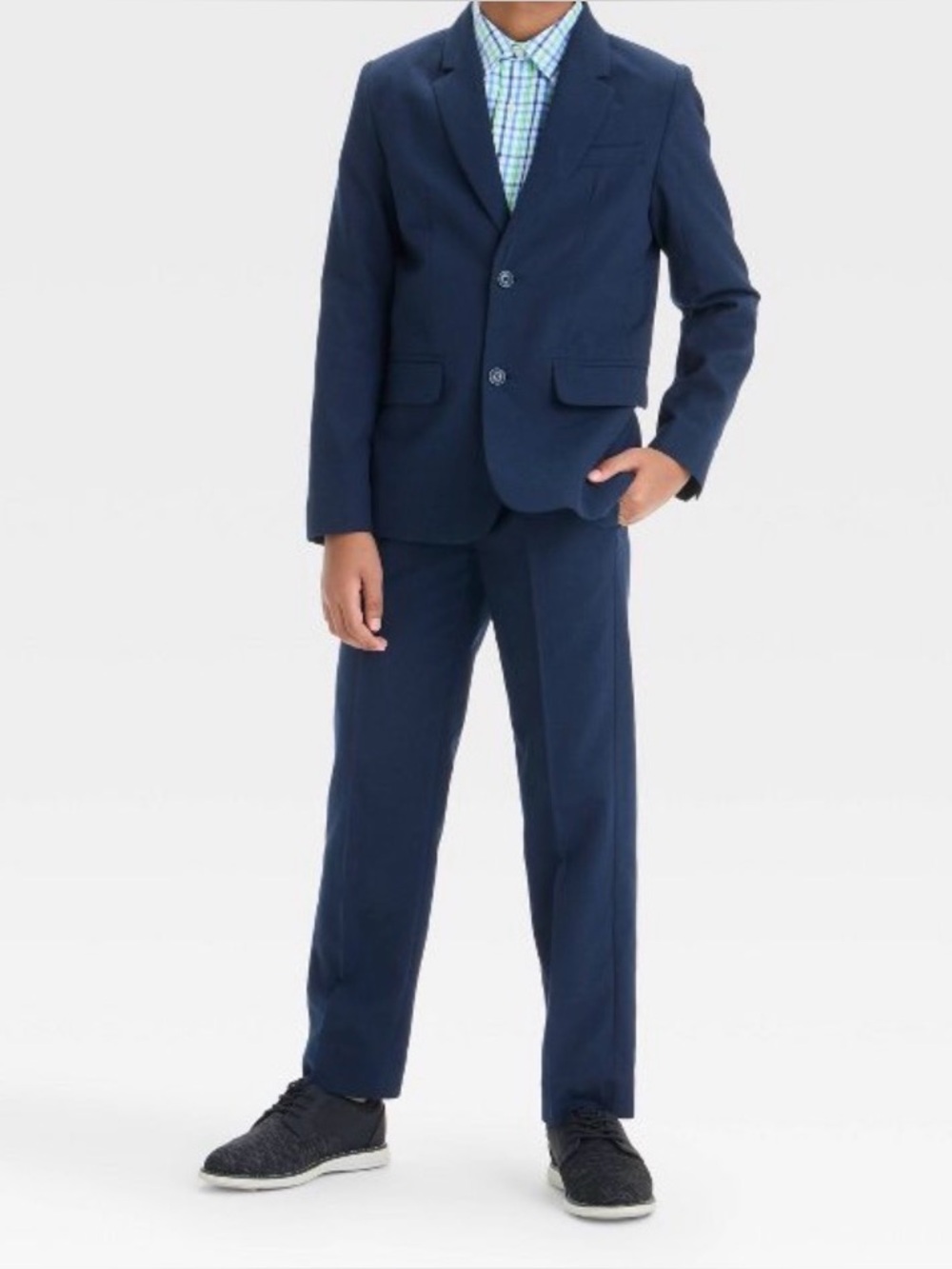 Boys' Classic Navy Two-Piece Suit